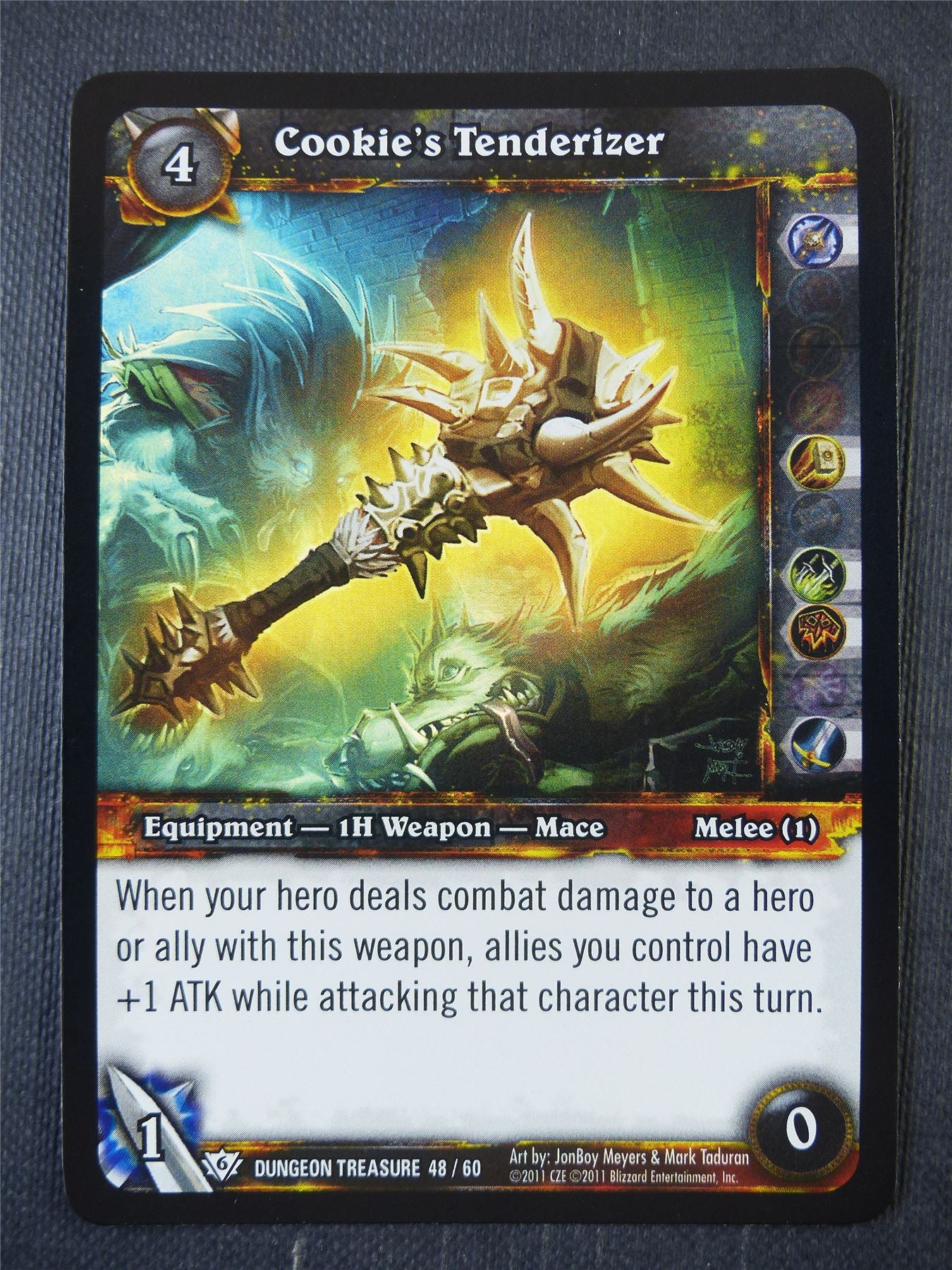 Cookie's Tenderizer 48/60 Foil - WoW Card #19O