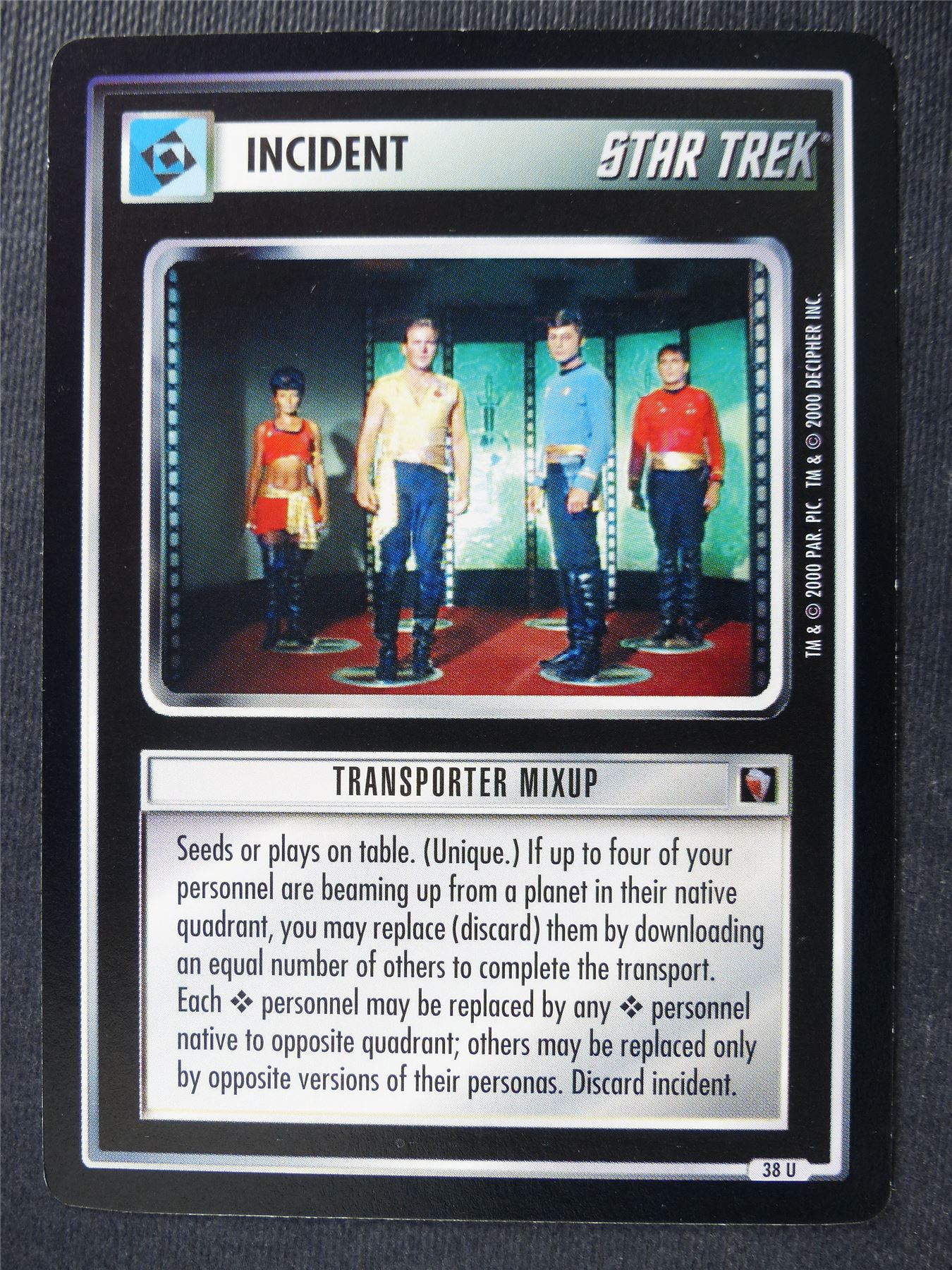 Transporter Mixup - Star Trek Card #4U6