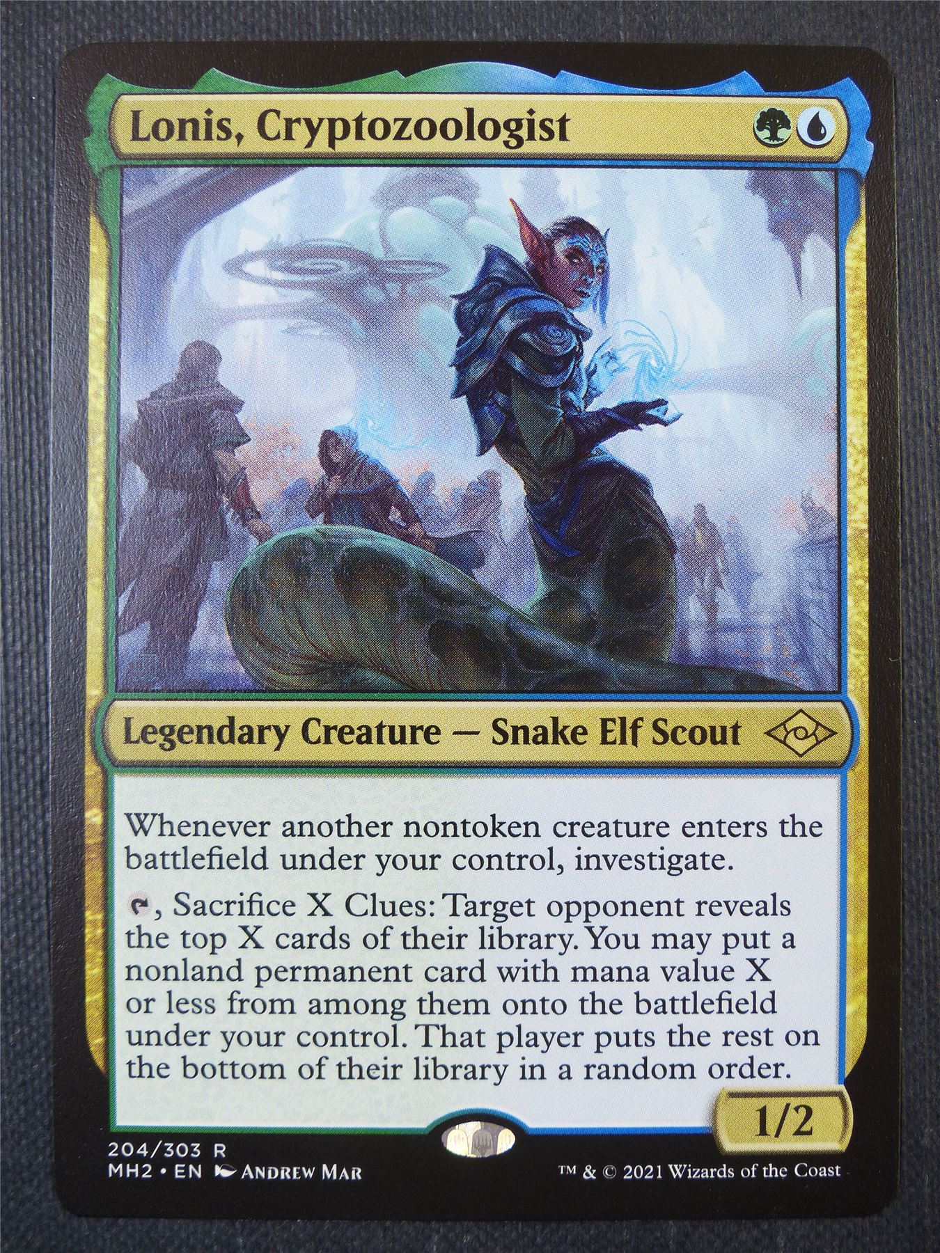Lonis Cryptozoologist - Mtg Card #97M