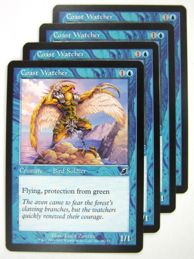 MTG Magic Cards: COAST WATCHER x4 # 8G9