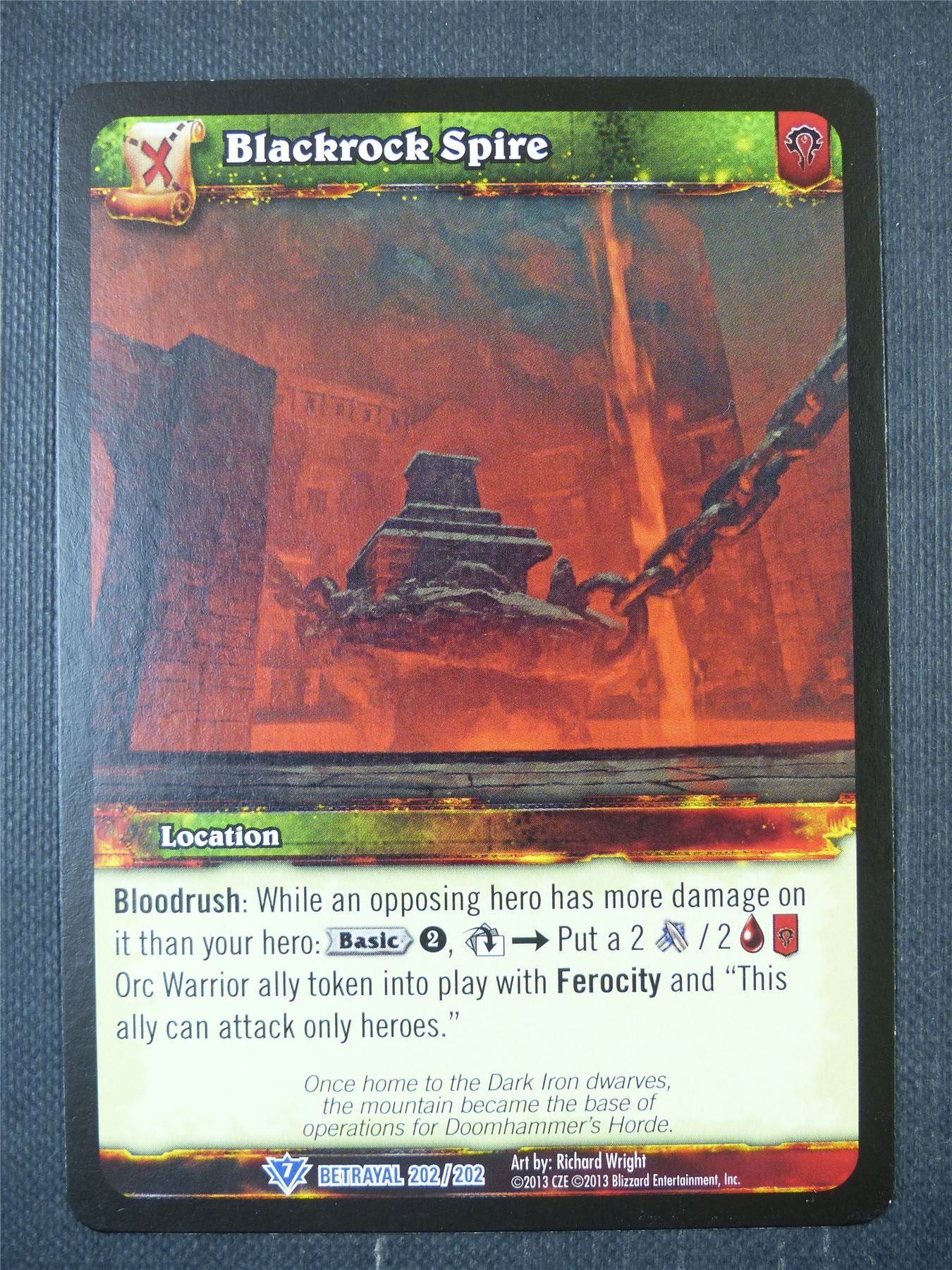 Blackrock Spire 202/202 - WoW Card #1CV