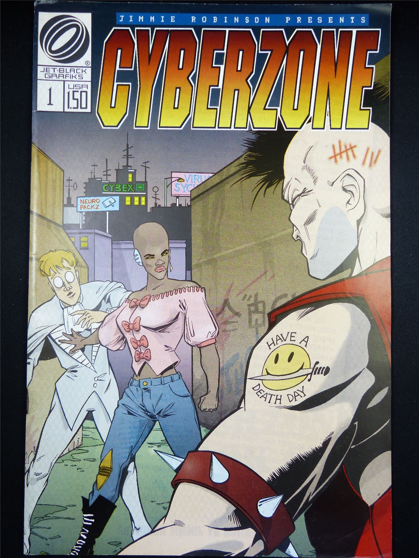 CYBERZONE #1 - Jet Black Comic #L0