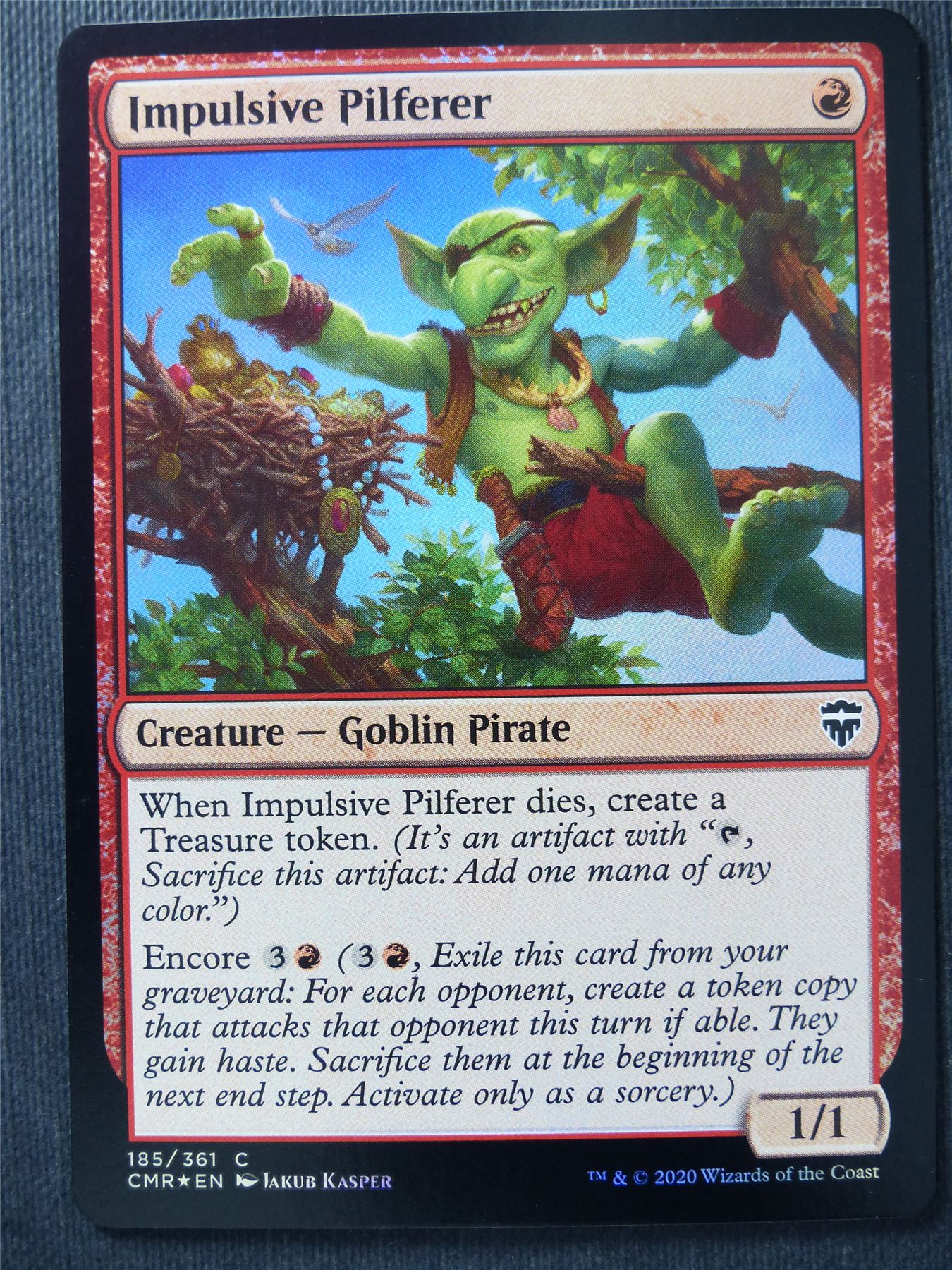 Impulsive Pilferer Foil - Mtg Magic Cards #1G4