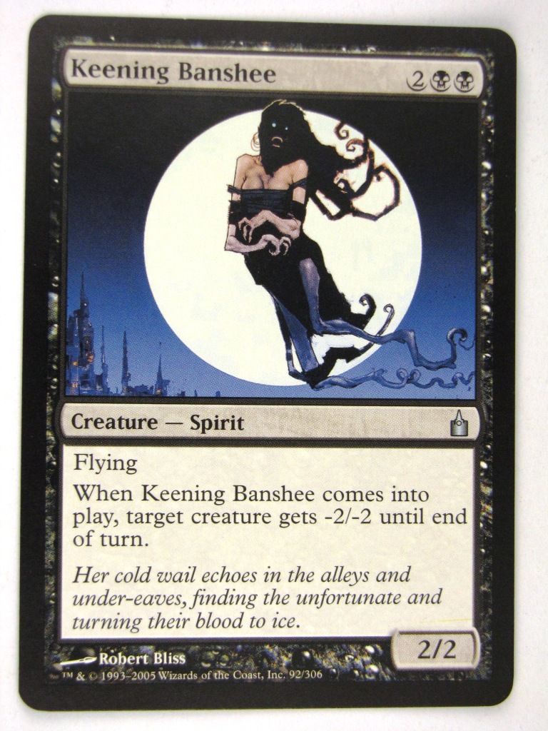 MTG Magic: the Gathering Cards: KEENING BANSHEE: RAV