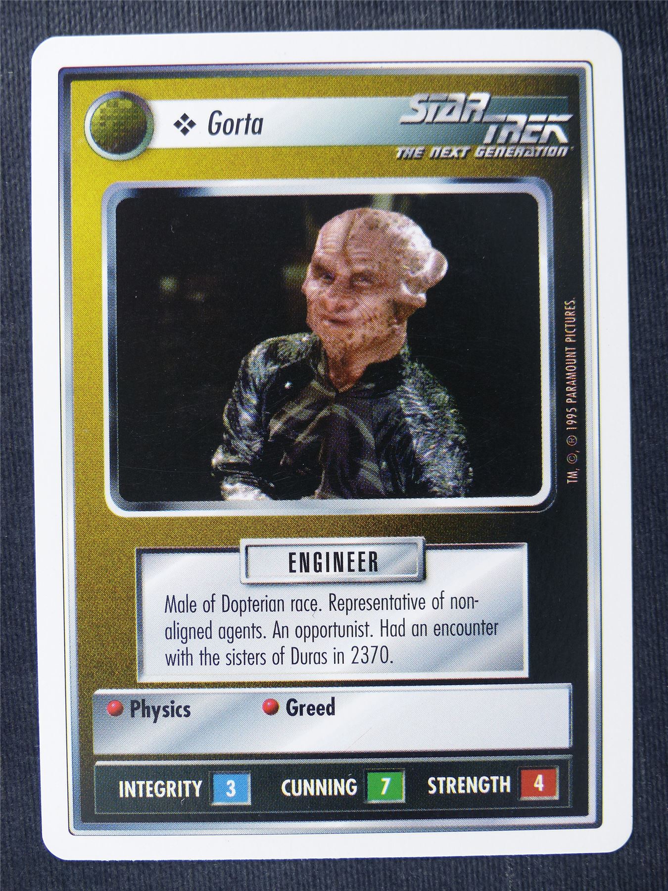 Gorta - NG - Star Trek Cards #127