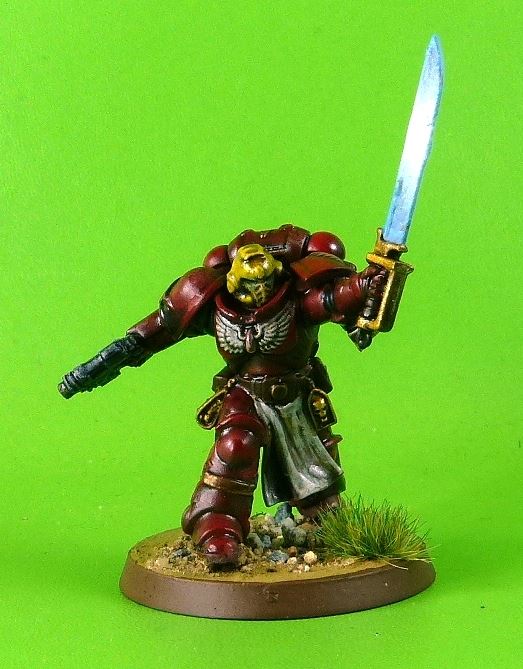 Blood Angels Primaris Lieutenant Tolmeron painted - Warhammer 40K #1JP