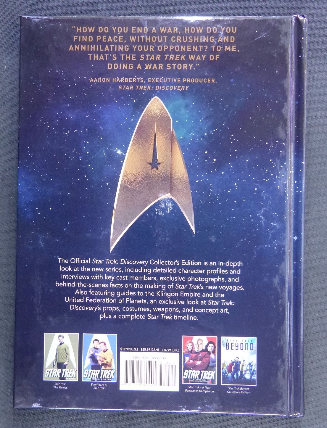 Star Trek Discovery - The Official Collectors Edition - Art Book Hardback #1BM