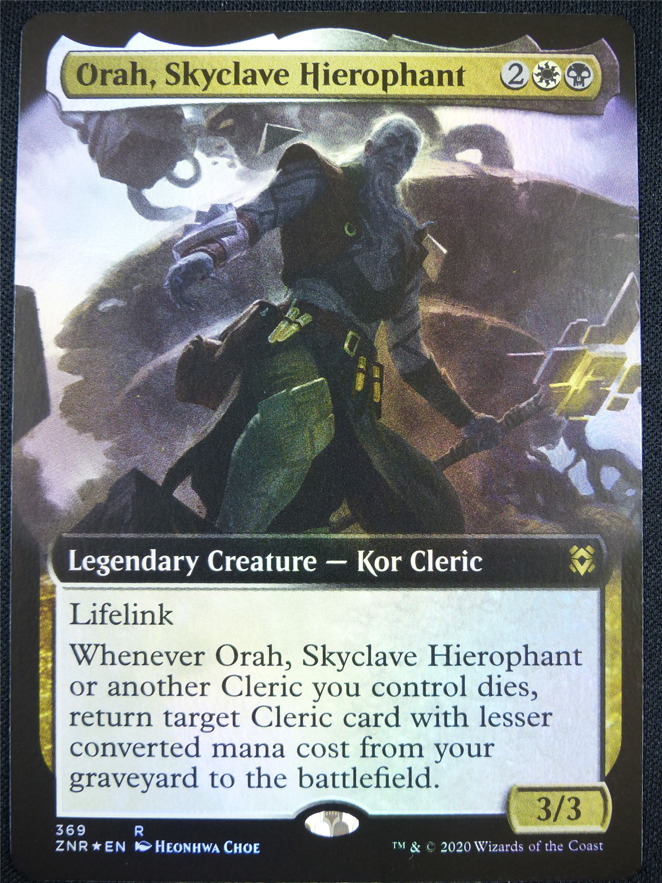 Orah Skyclave Hierophant Extended Foil - ZNR - Mtg Card #EZ