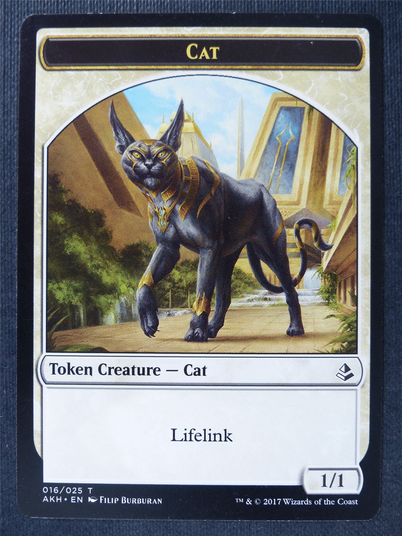 Cat Token - Mtg Card #1SR