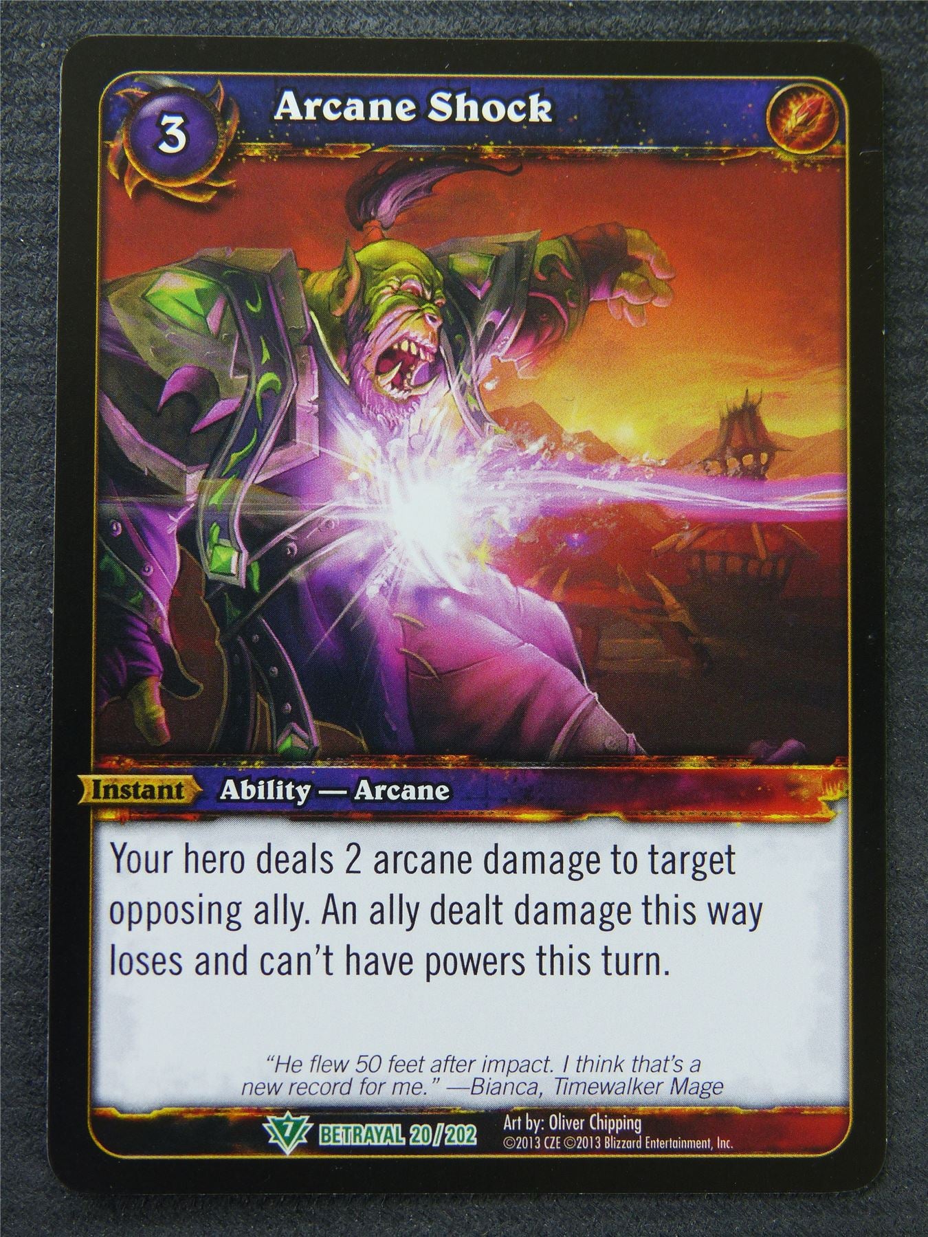 Arcane Shock - Uncommon - World Of Warcraft #1GN