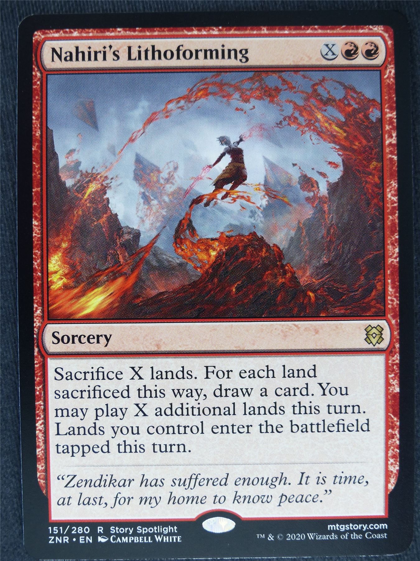 Nahiri's Lithoforming Mint - Mtg Magic Cards #3L