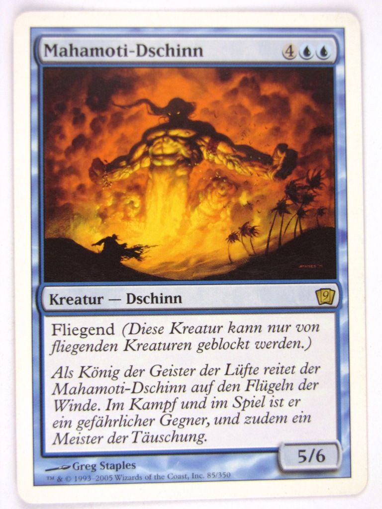 MTG Magic: The Gathering Cards: MAHAMOTI-DSCHINN ninth edition - Played Rare