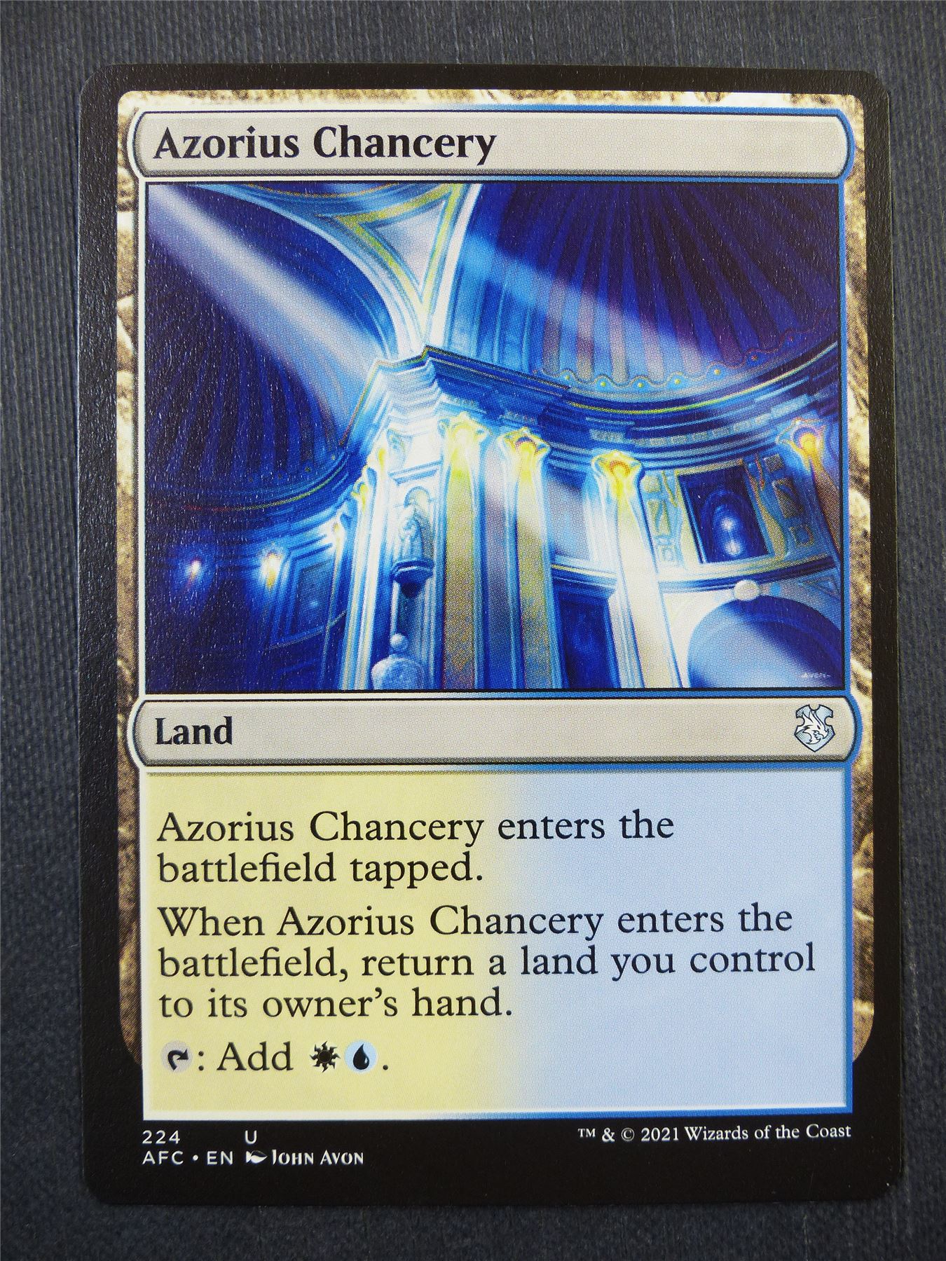 Azorius Chancery - Mtg Card #4C0