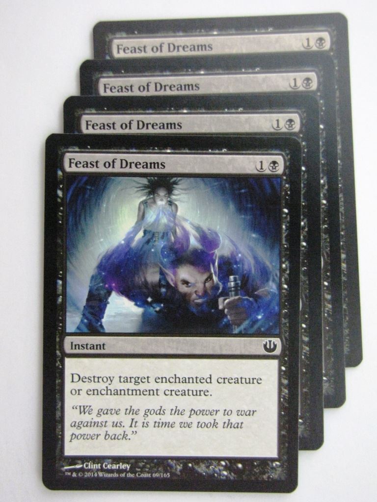MTG Magic Cards: FEAST OF DREAMS x4 Journey to Nyx playset # 24B77