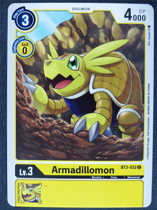Armadillomon BT3-032 C - Digimon Cards #1S