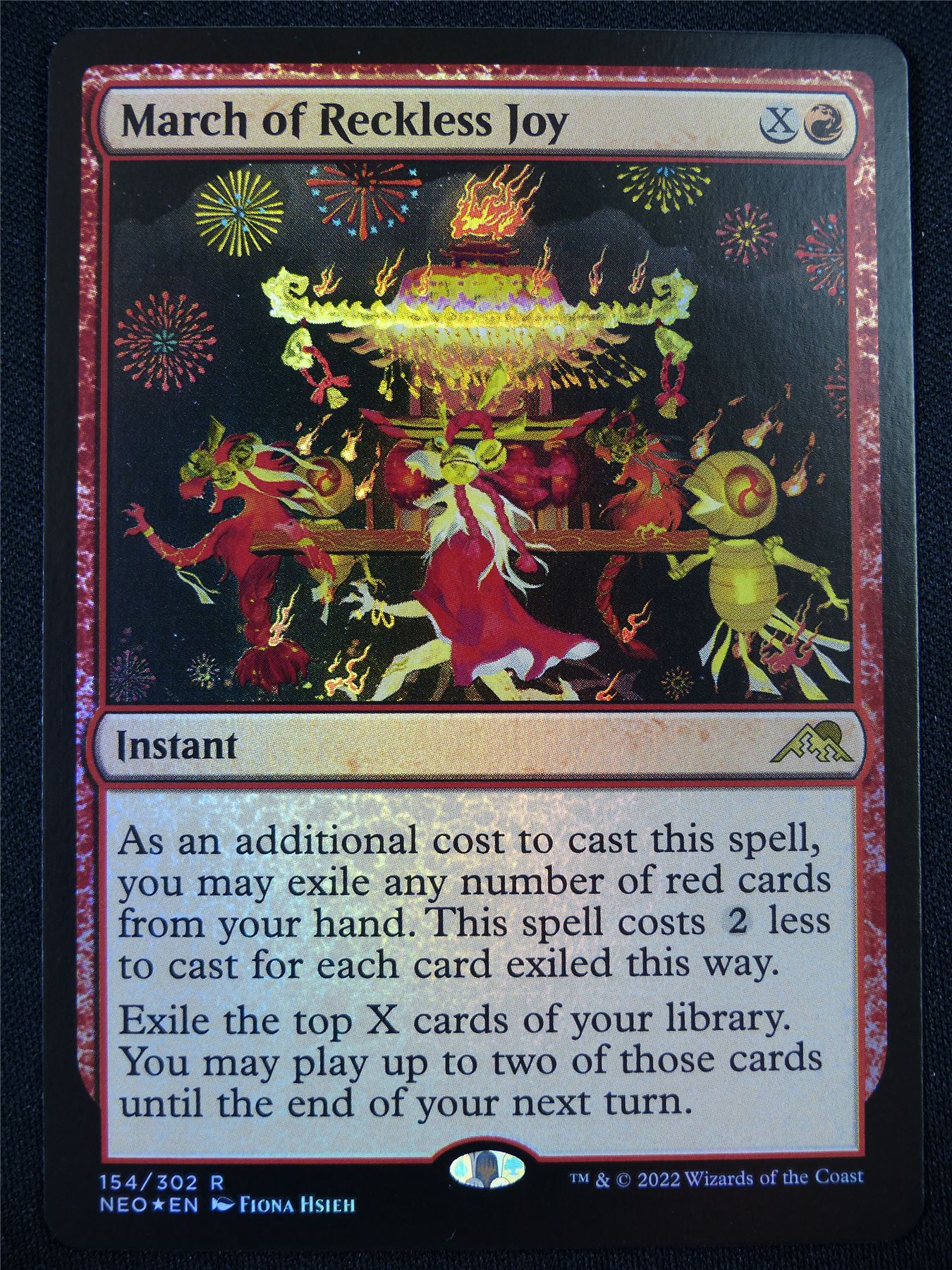March of Reckless Joy Foil - Mtg Card #L9