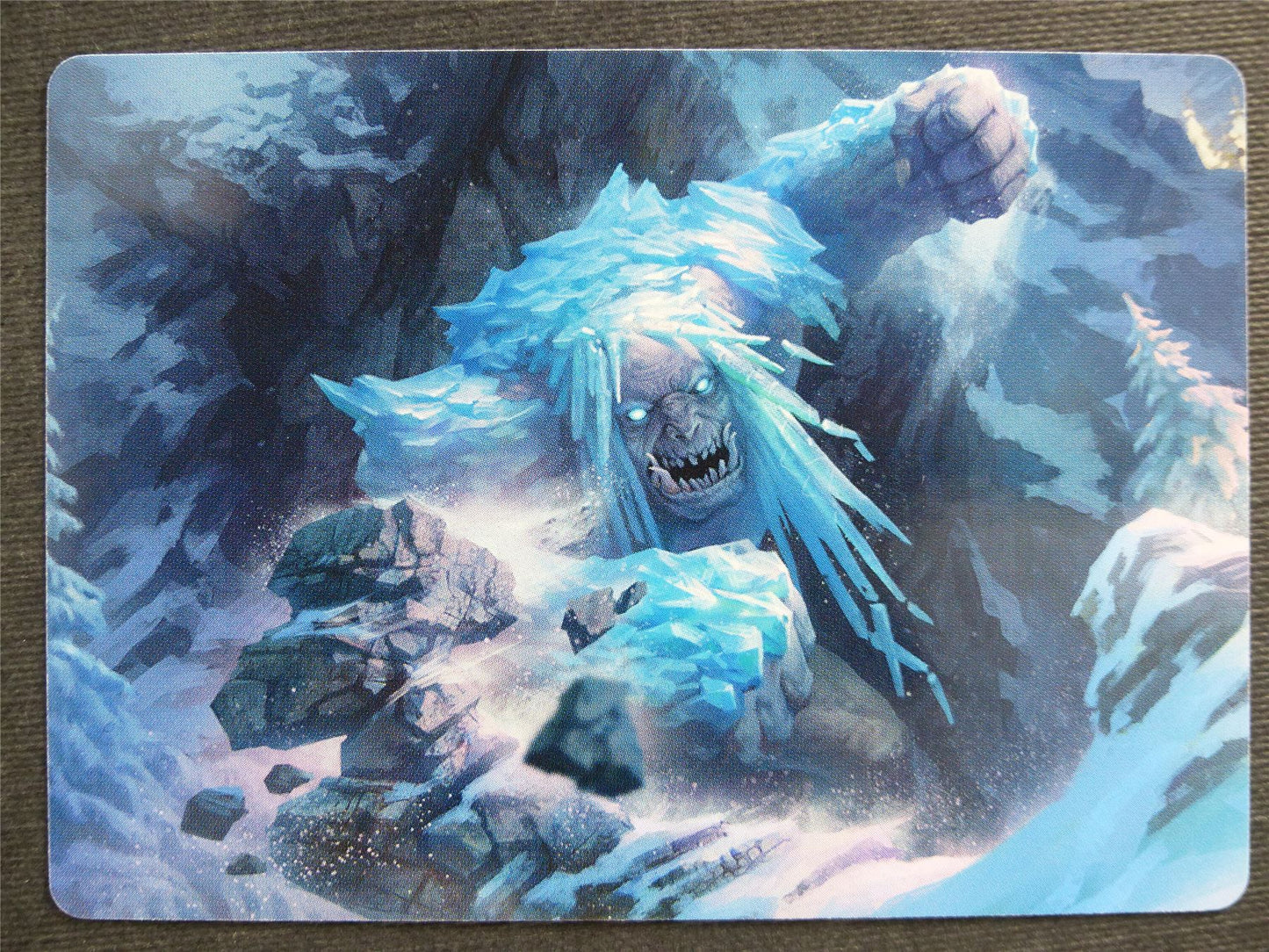Icehide Troll 46/81 Art - Mtg Magic Cards #4K