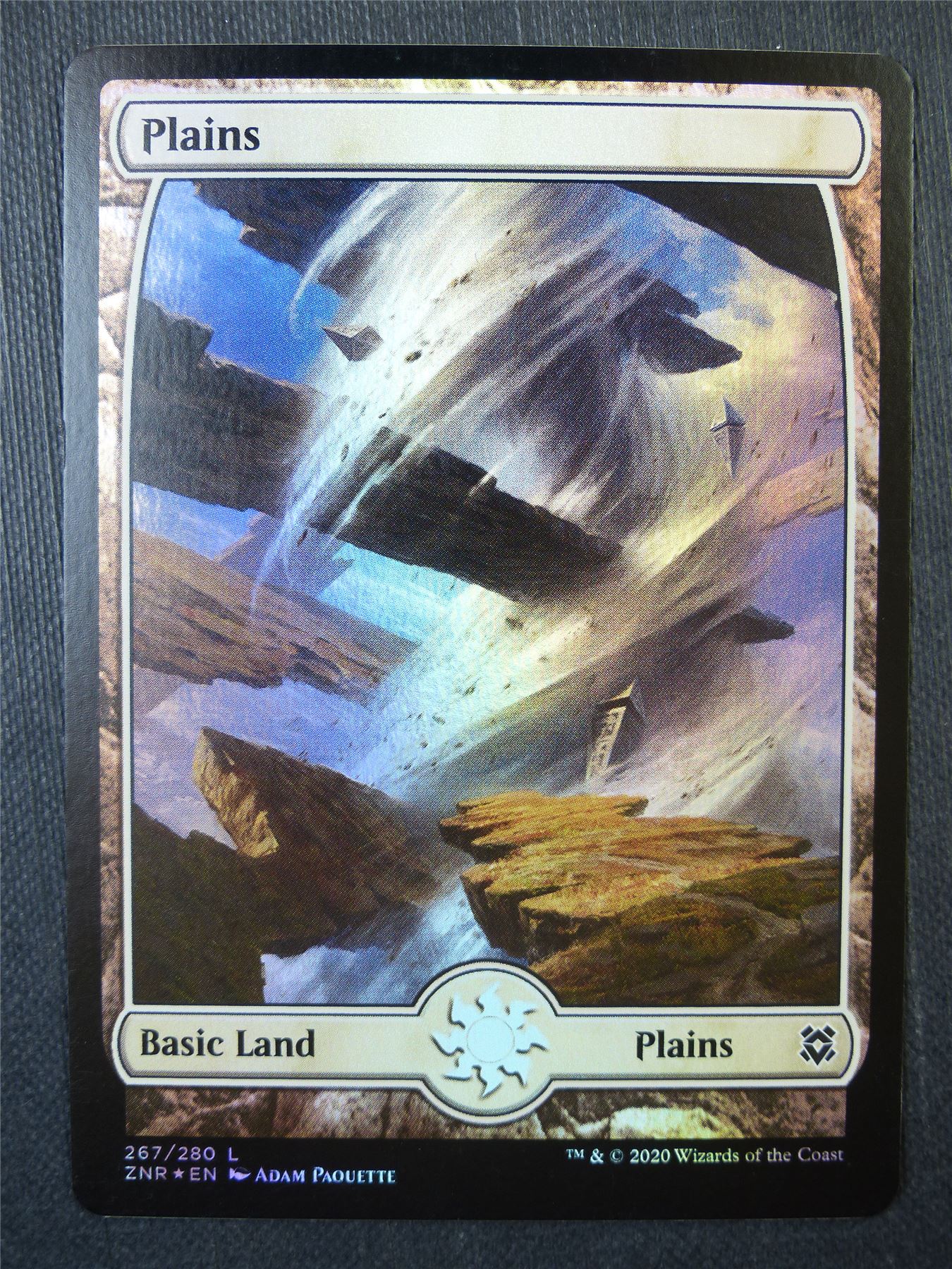 Plains 267/280 Full art Foil - Mtg Card #8CN