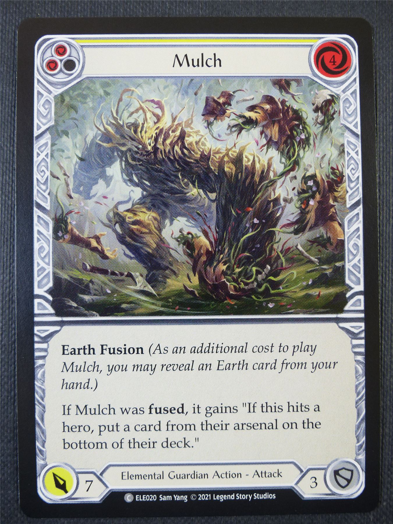 Mulch - Yellow - Tales of Aria 1st ed - Flesh and Blood Card #62T