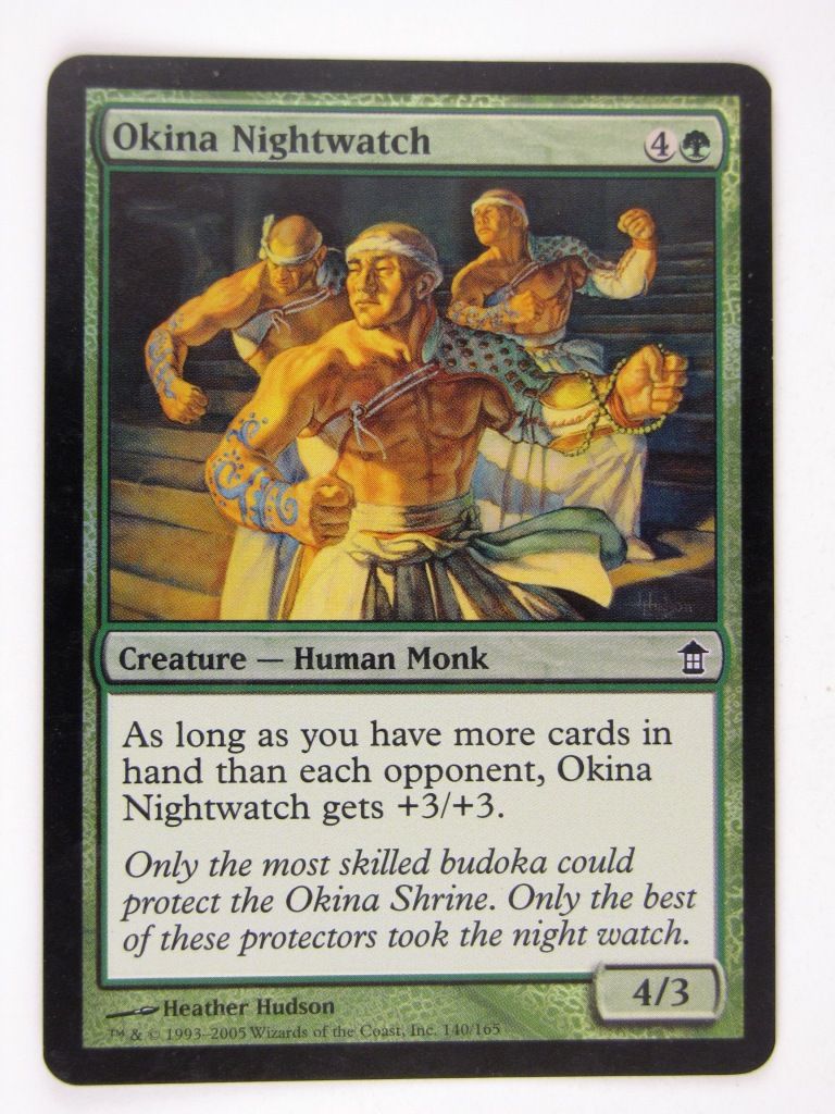 Mtg FOIL - OKINA NIGHTWATCH - played