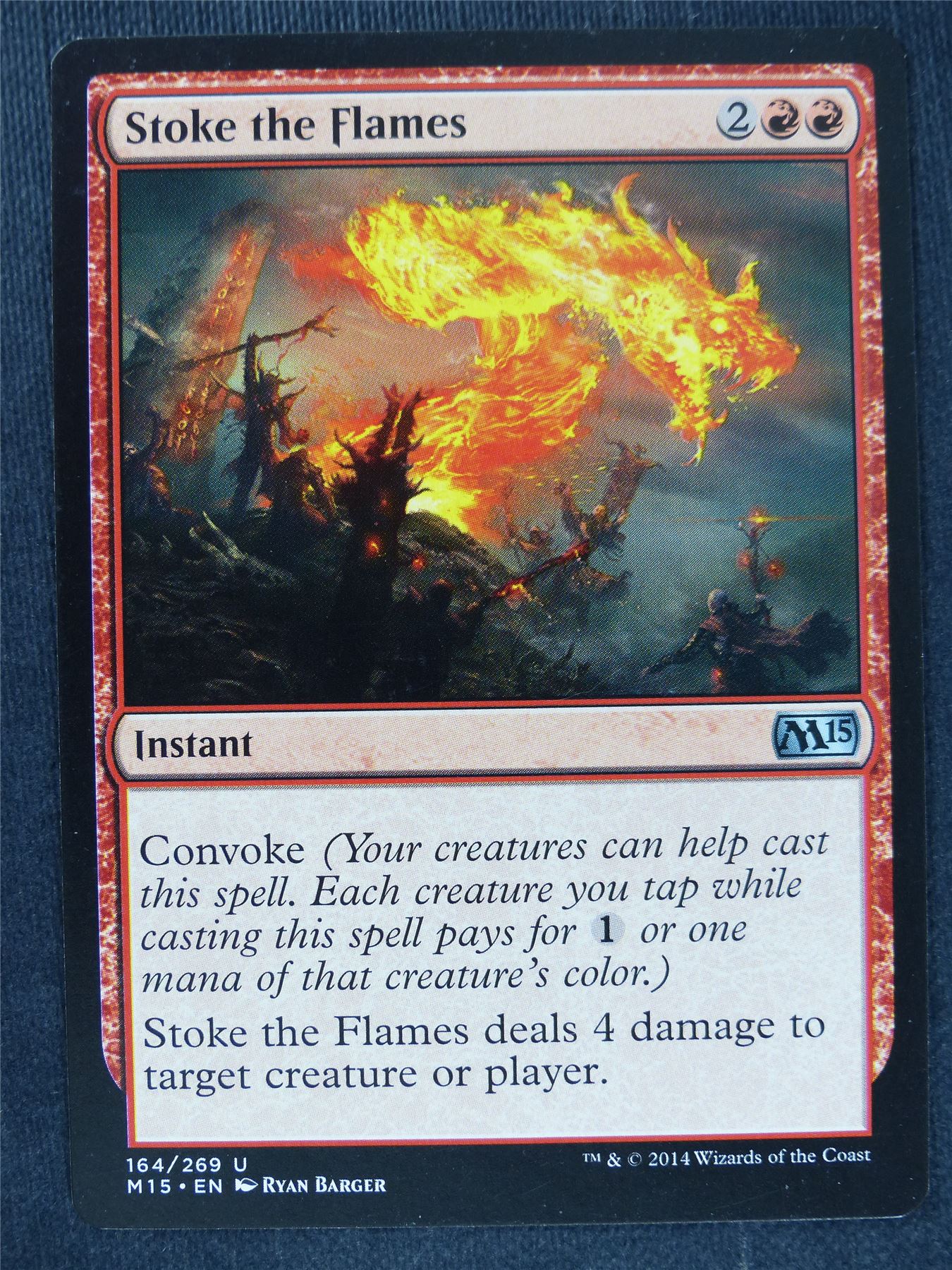 Stoke the Flames - Mtg Magic Cards #BX