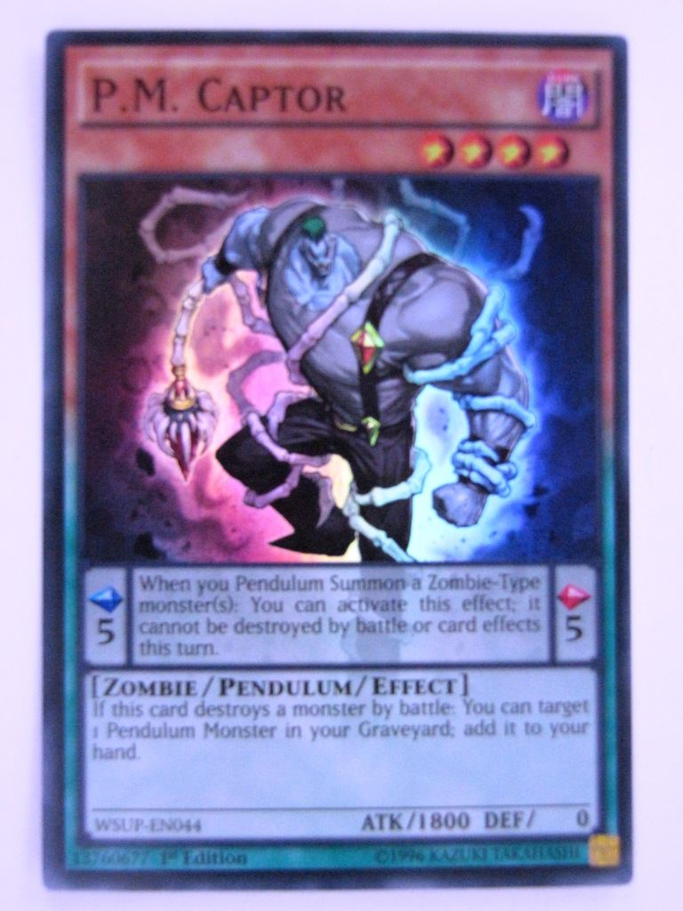 Yugioh Cards: P.M. CAPTOR WSUP SUPER RARE # 1I75