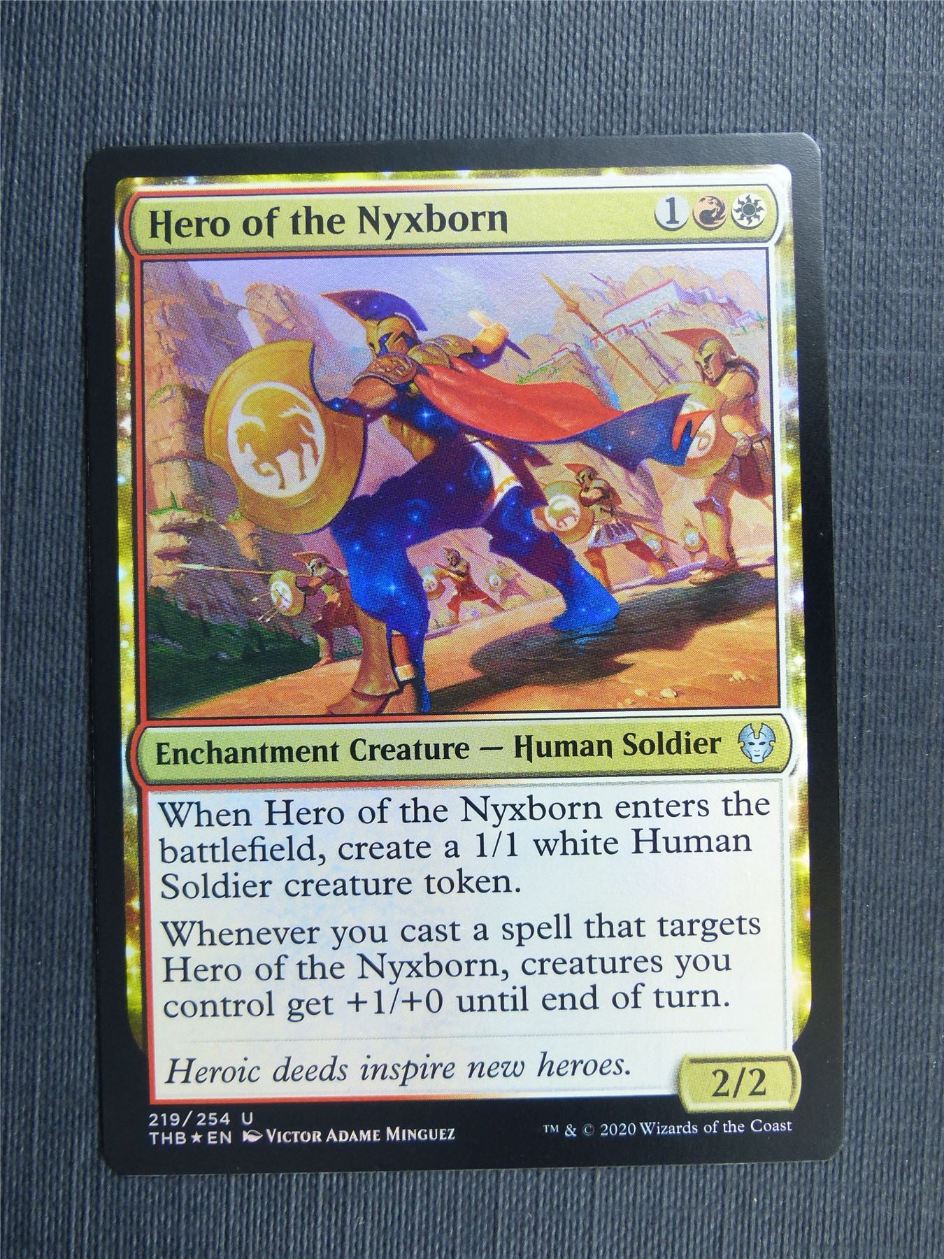 Hero of the Nyxborn Foil - Theros Collector Ed - Mtg Magic Cards #3JL