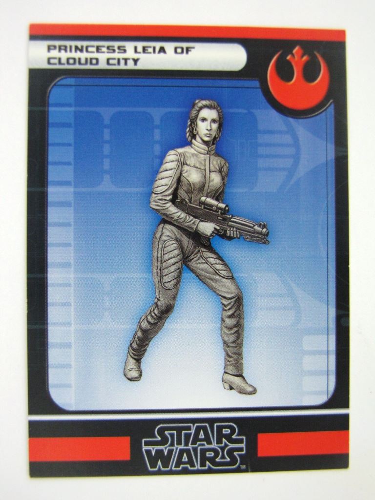 Star Wars Miniature Spare Cards: PRINCESS LEIA OF CLOUD CITY # 11C7