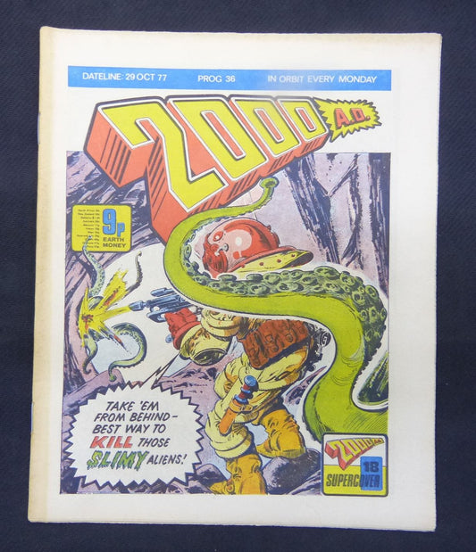 2000 AD Comic - Programme 36 - 29 Oct 1977 #MZ