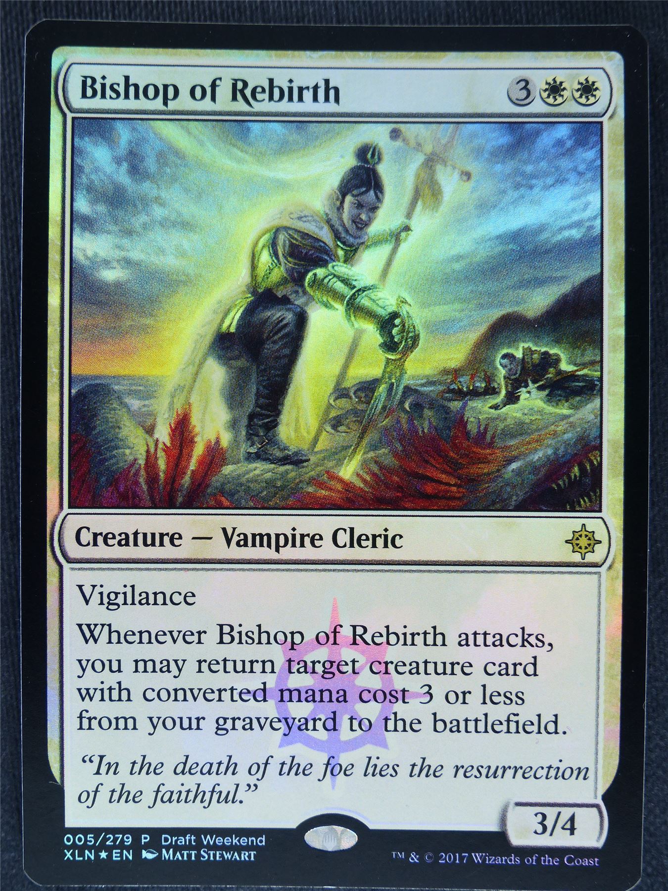Bishop of Rebirth Foil Promo - Mtg Magic Cards #KW