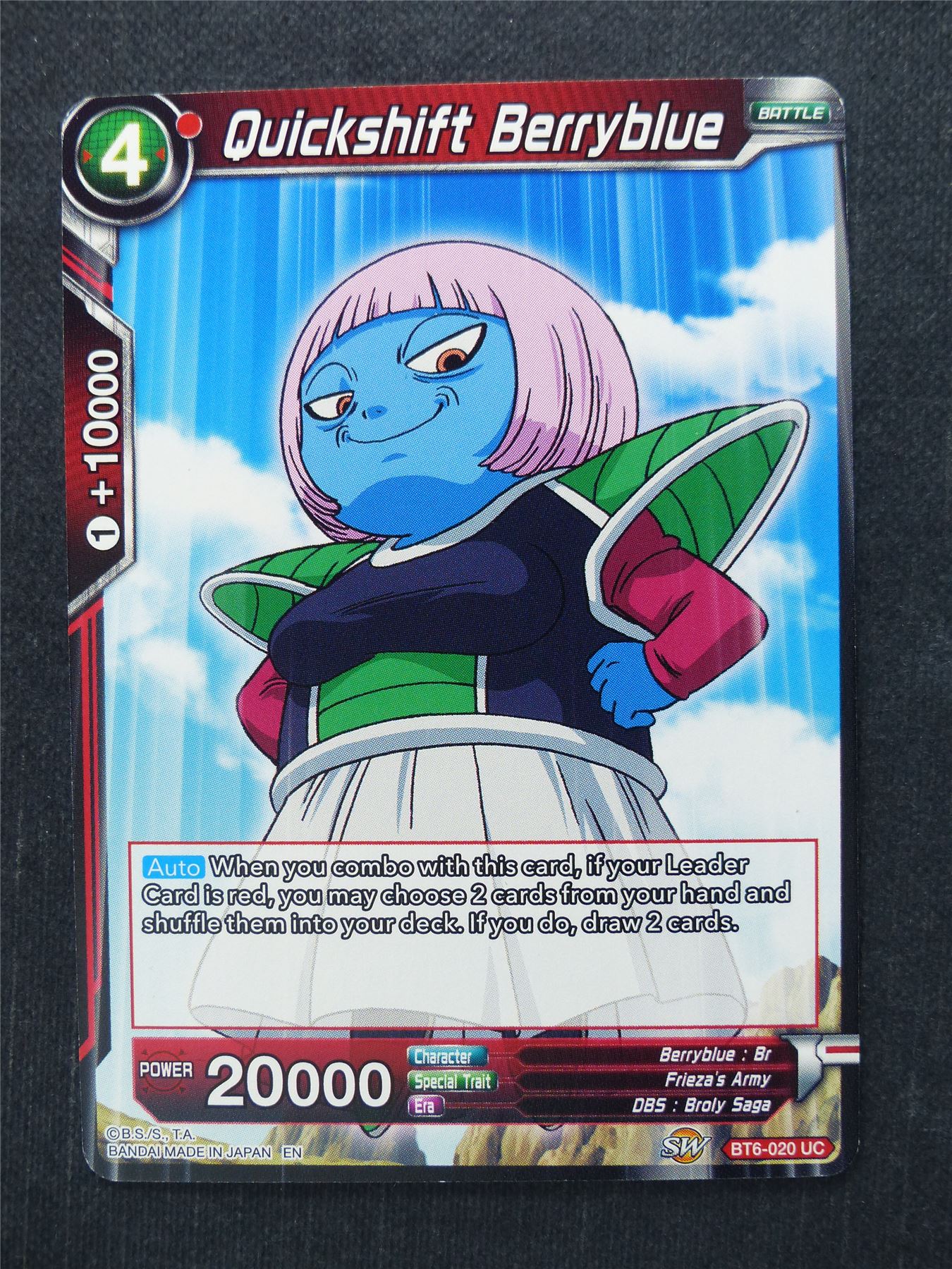 Quickshift Berryblue - Dragon Ball Super Cards #9M