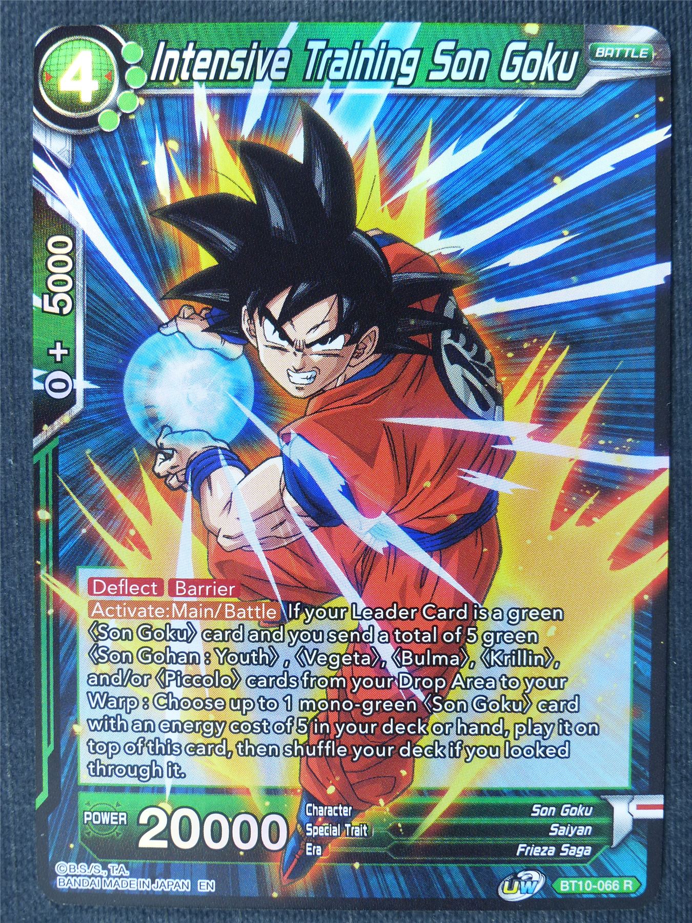 Intensive Training Son Goku R - Dragon Ball Super Cards #46Y