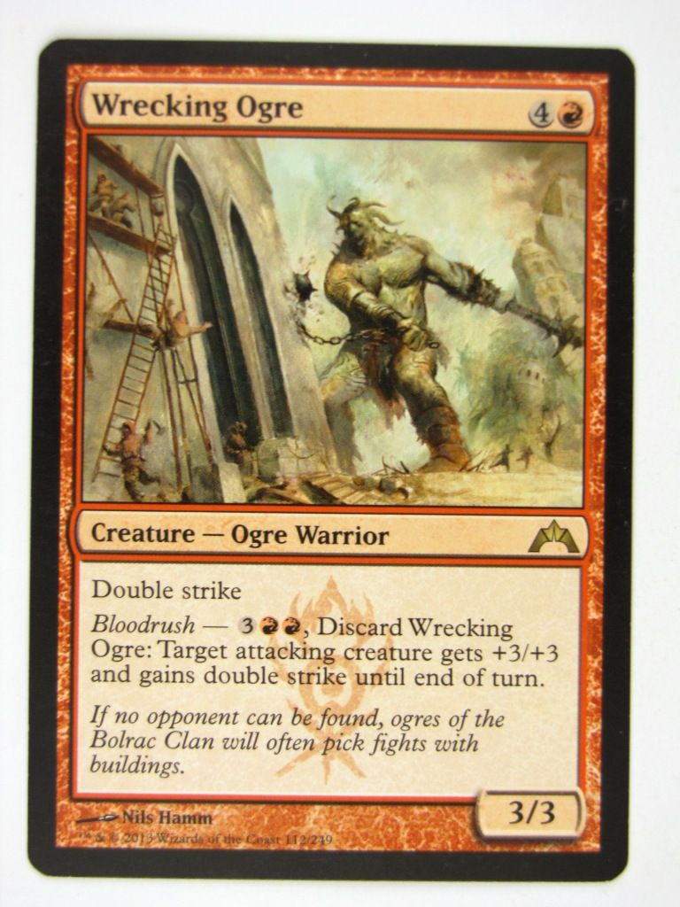 Mtg - WRECKING OGRE - Played Rare