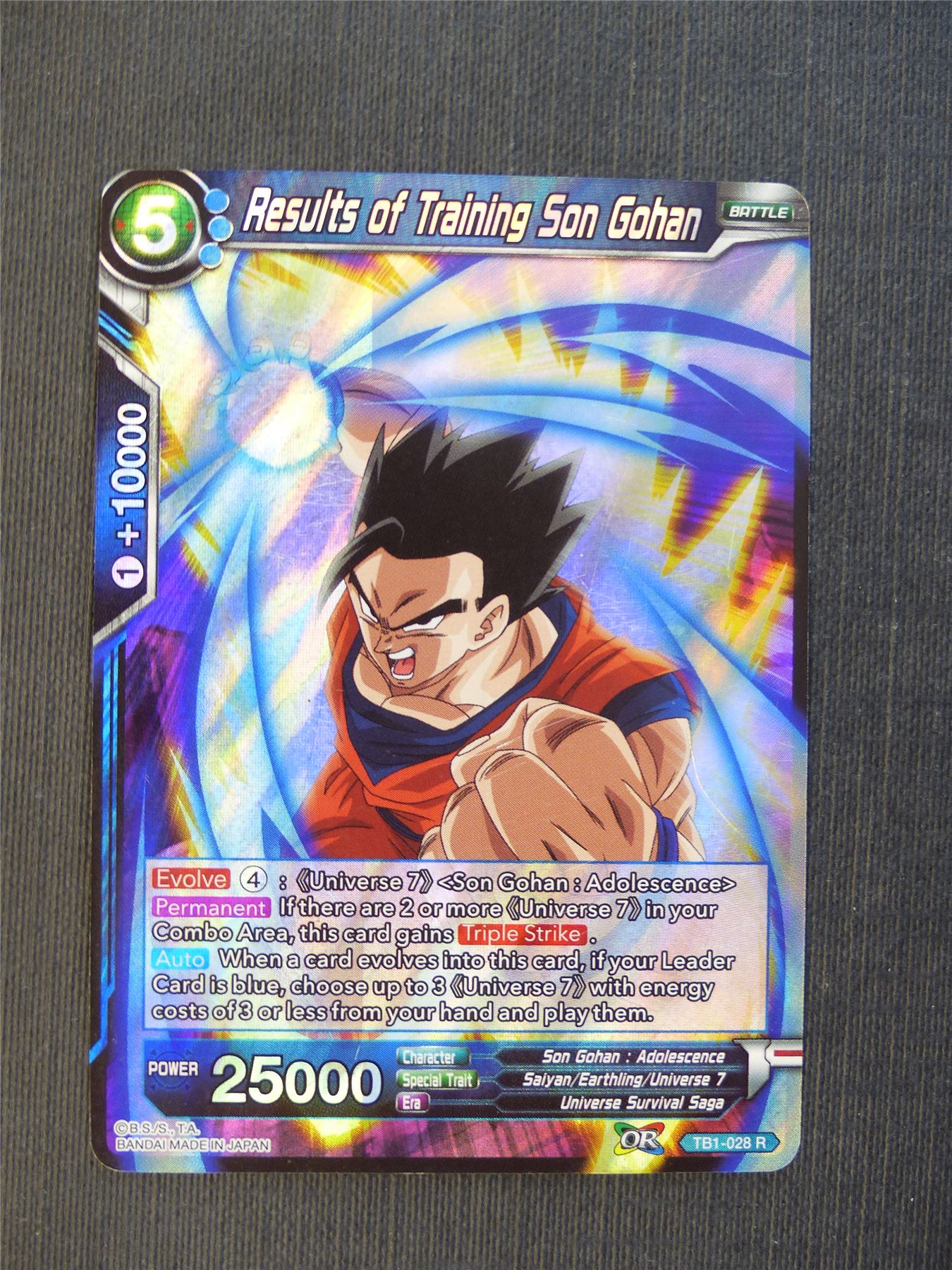 Results of Training Son Gohan R - Dragon Ball Super Cards #4RO