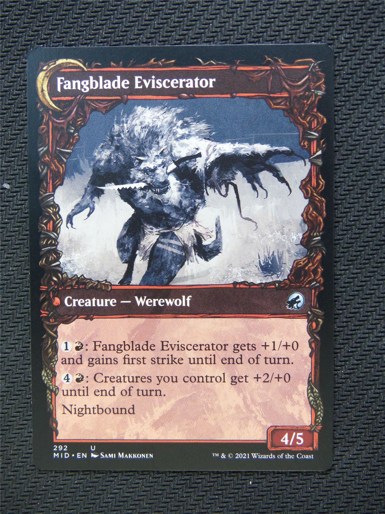 Fangblade Brigand Eviscerator Showcase - Innistrad - Mtg Card #3MA