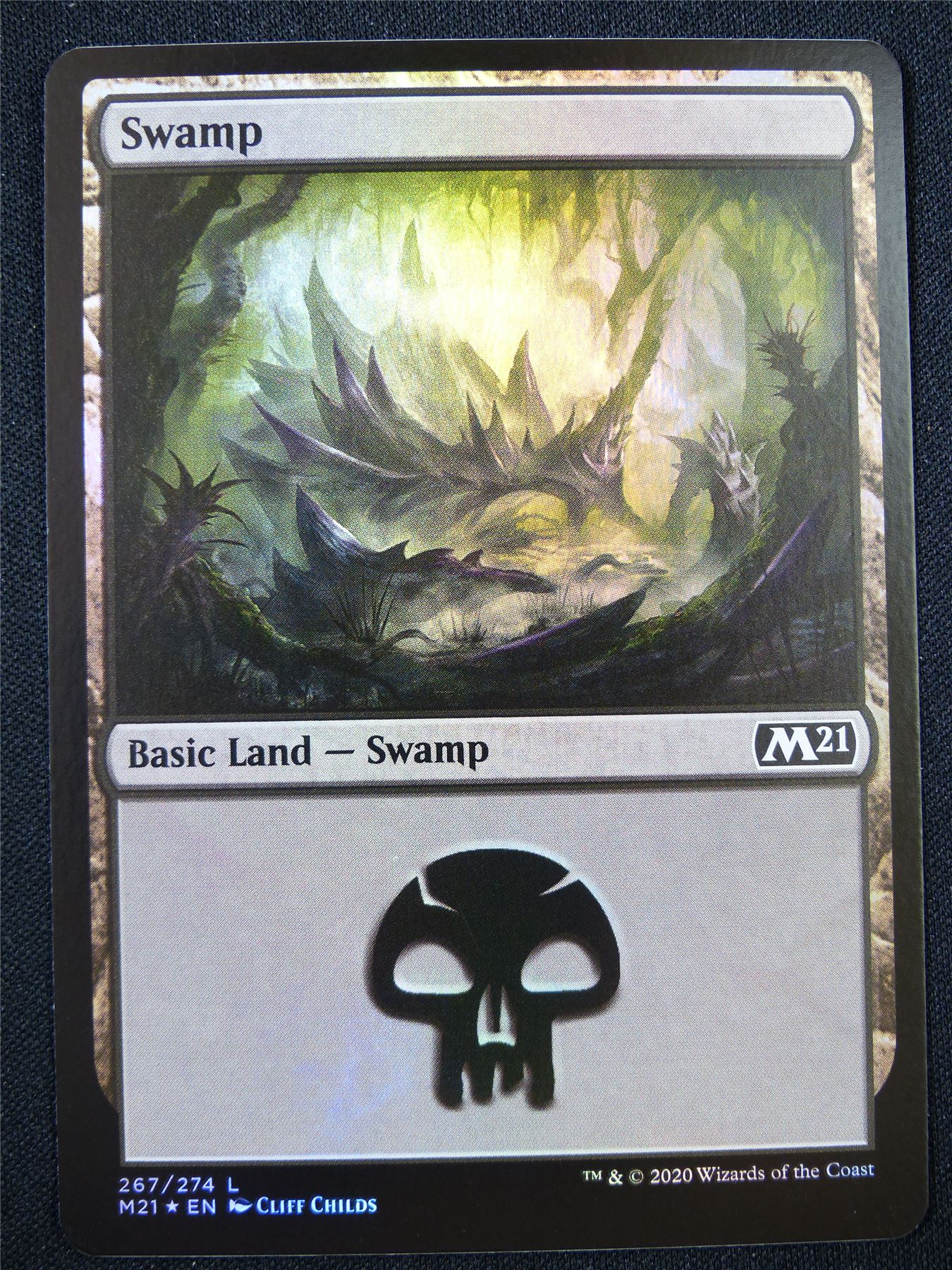 Swamp 267/274 Foil - Mtg Card #230