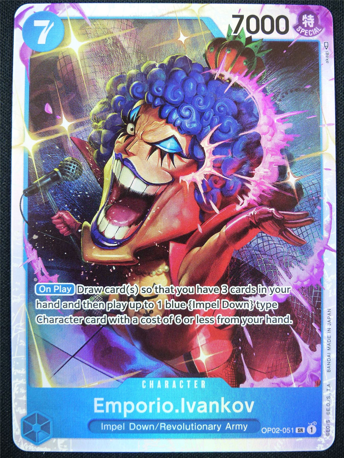 Emporio.Ivankov OP02-051 SR - One Piece Card #D1