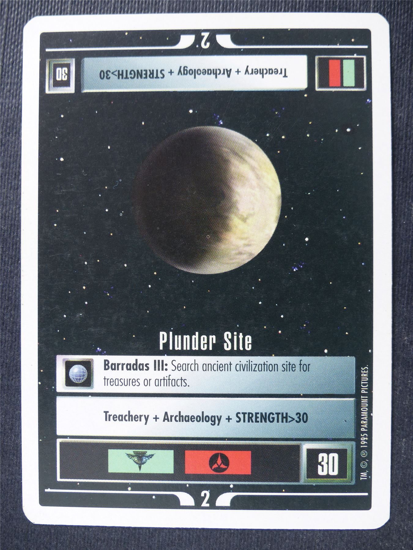 Plunder Site - Star Trek Card #4VC