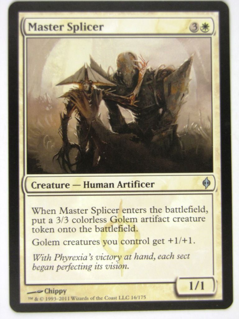 MTG Magic: the Gathering Cards: MASTER SPLICER: NPH