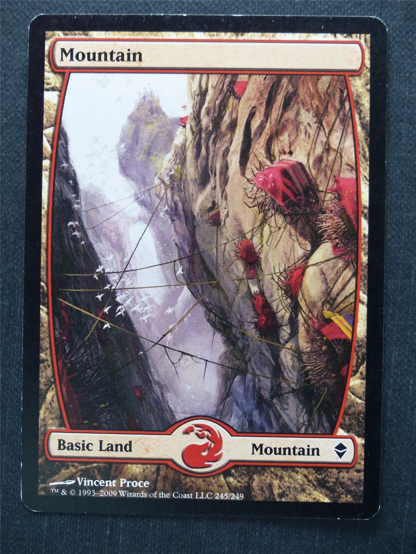 Mountain 245/249 Full Art - Mtg Magic Card #BU