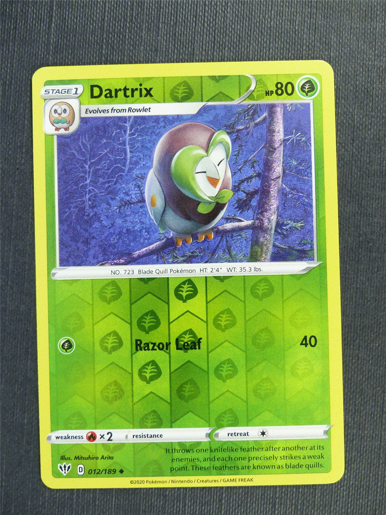 Carnivine 005/189 - DAA - Pokemon Card #3B3 Archeron Carnivine 005/189 - DAA - Pokemon Card #3B3 Archeron