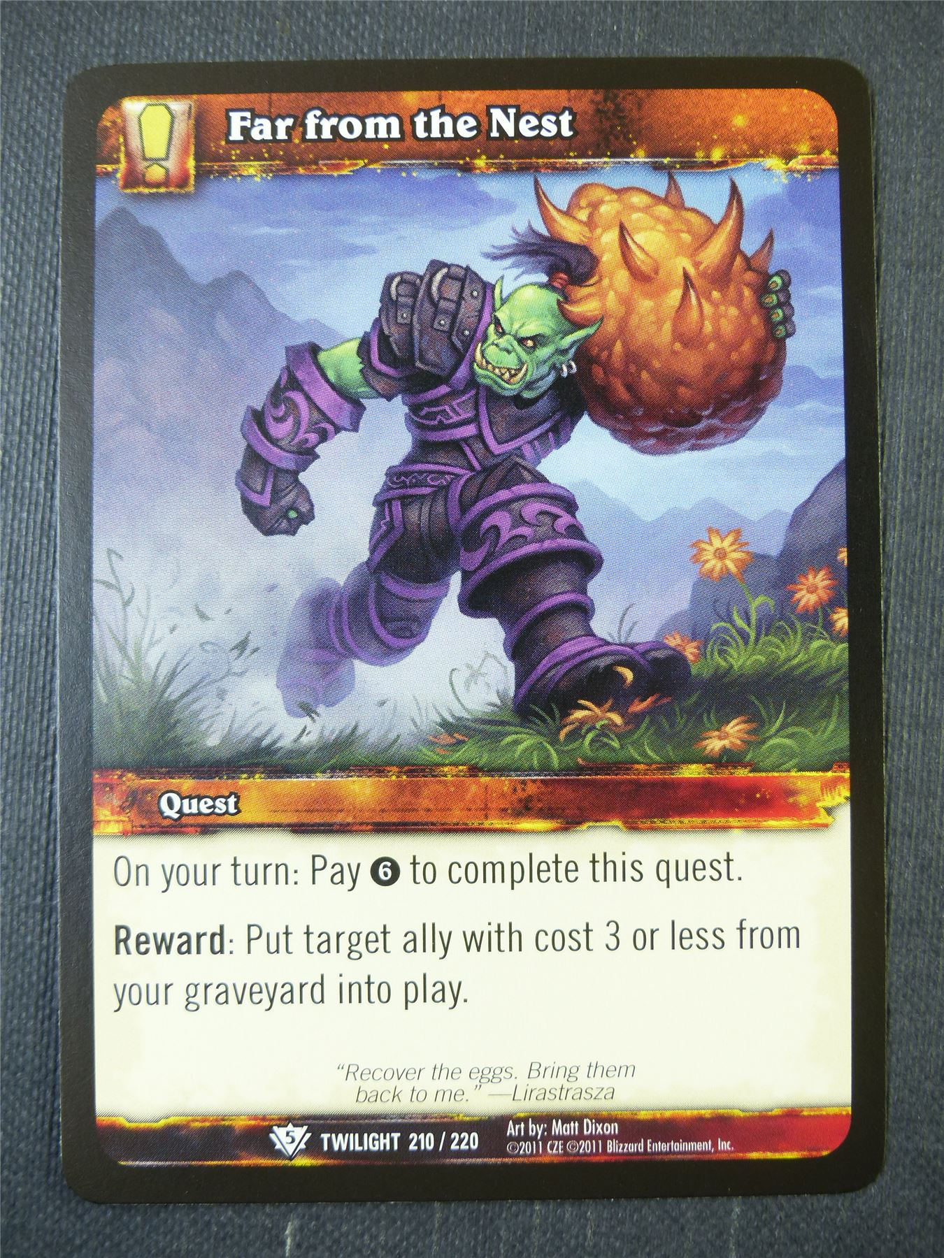 Far from the Nest 210/220 - WoW Card #17Z