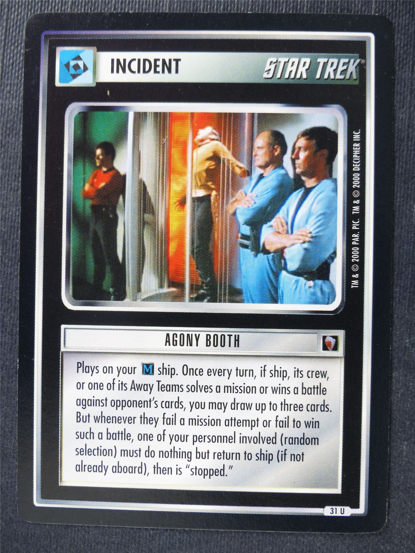 Agony Booth - Star Trek Card #4U5