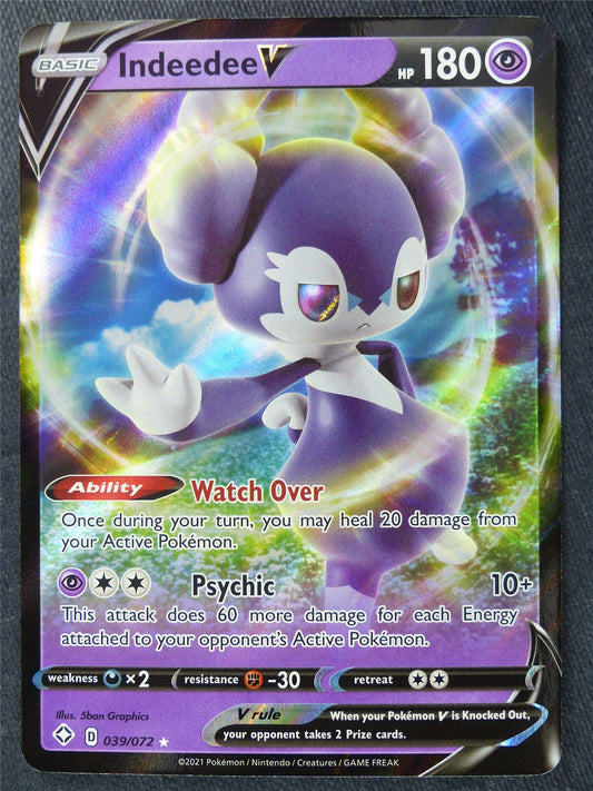 Indeedee V 039/072 Holo - Pokemon Cards #21W