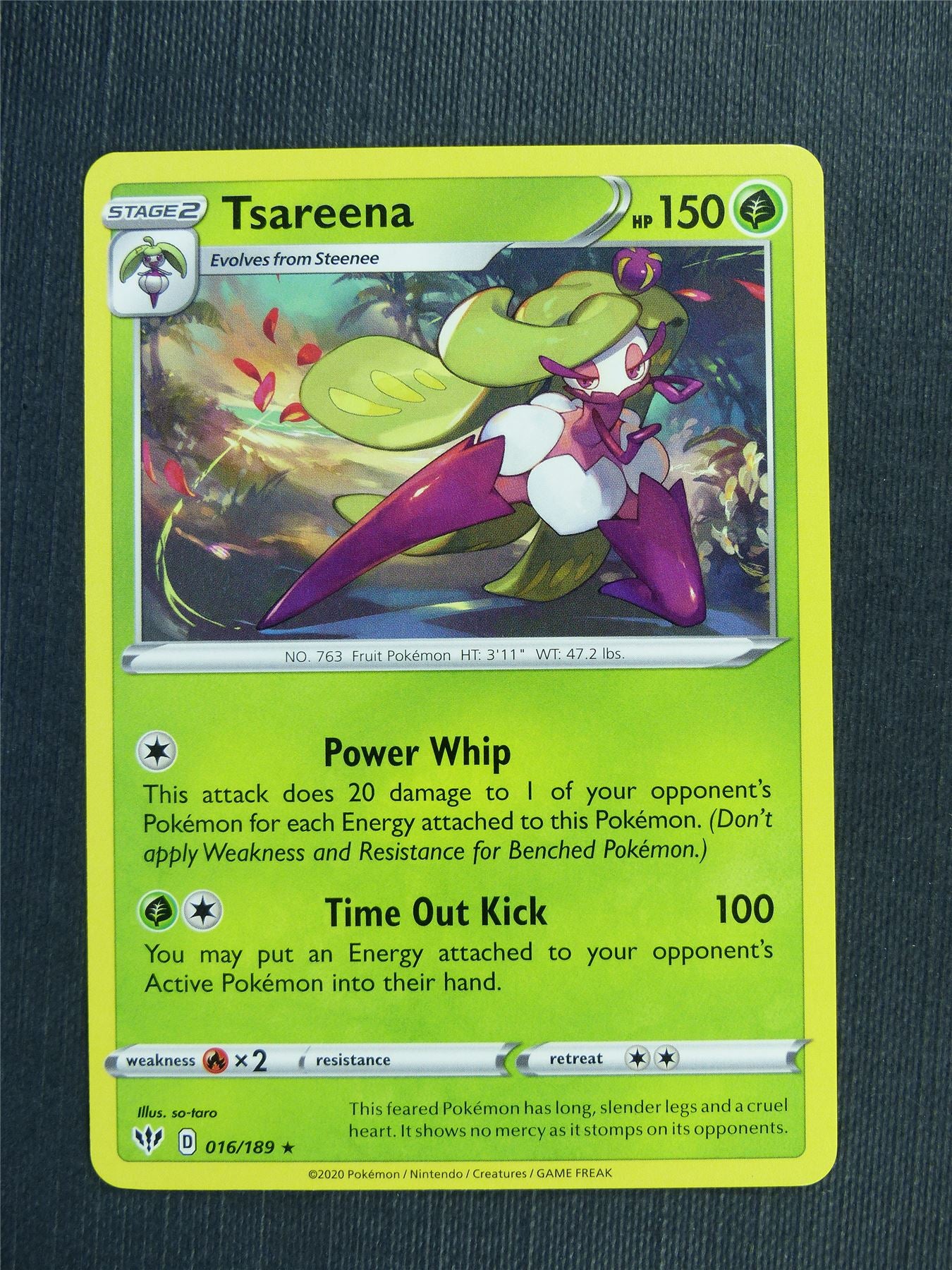 Tsareena 016/189 - DAA - Pokemon Card #394 Tsareena 016/189 - DAA - Pokemon Card #394