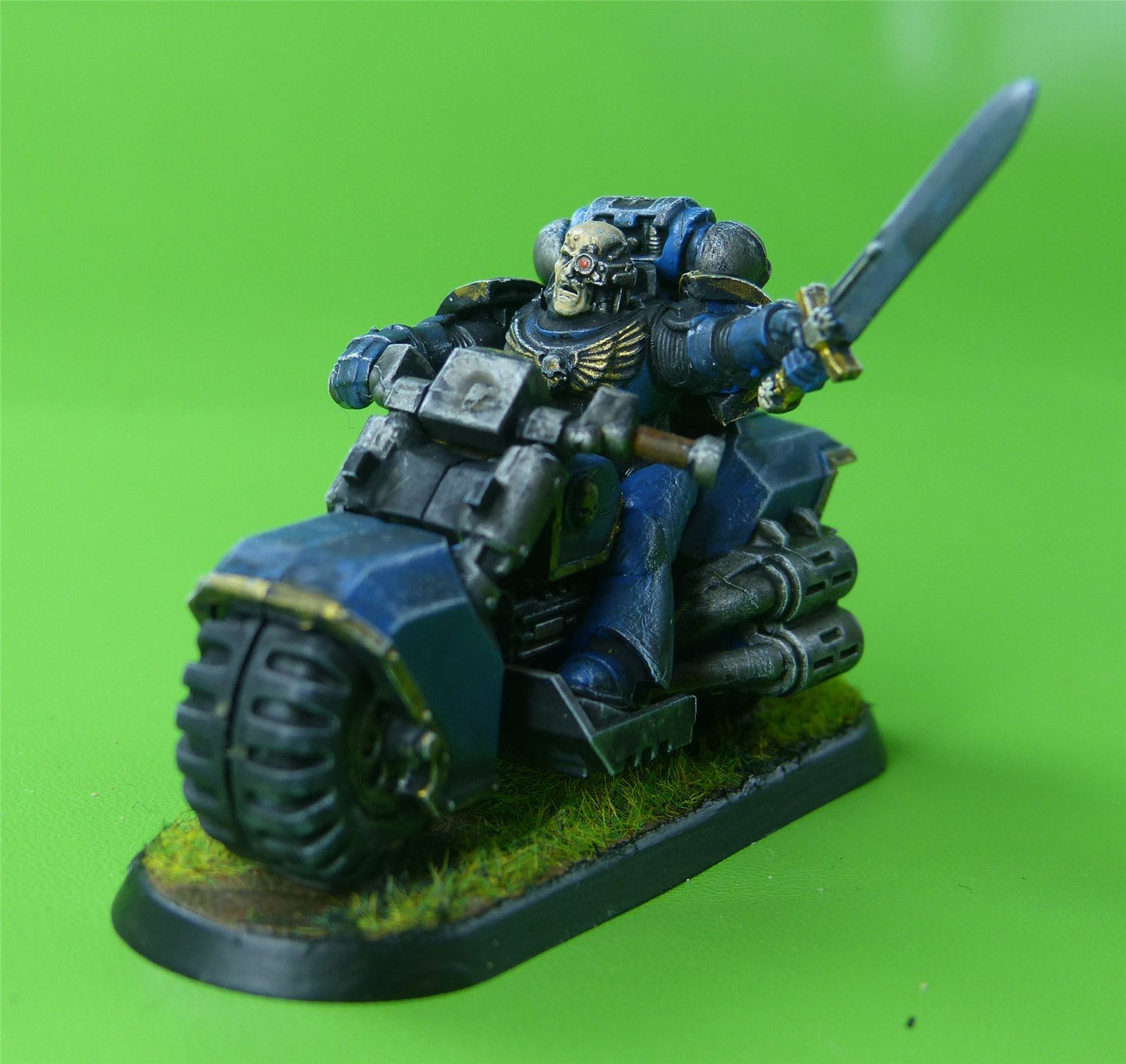 Space Marine Bike Painted - Warhammer AoS 40k #84G