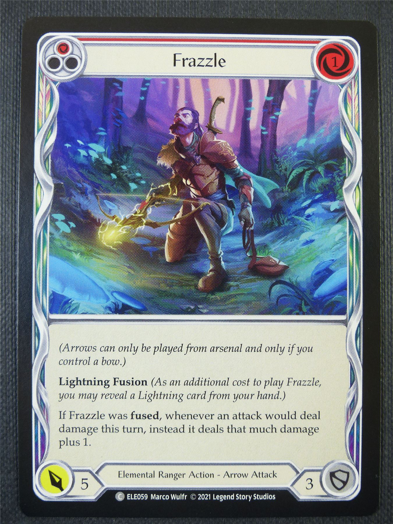 Frazzle - Red - Tales of Aria 1st ed - Flesh and Blood Card #63D