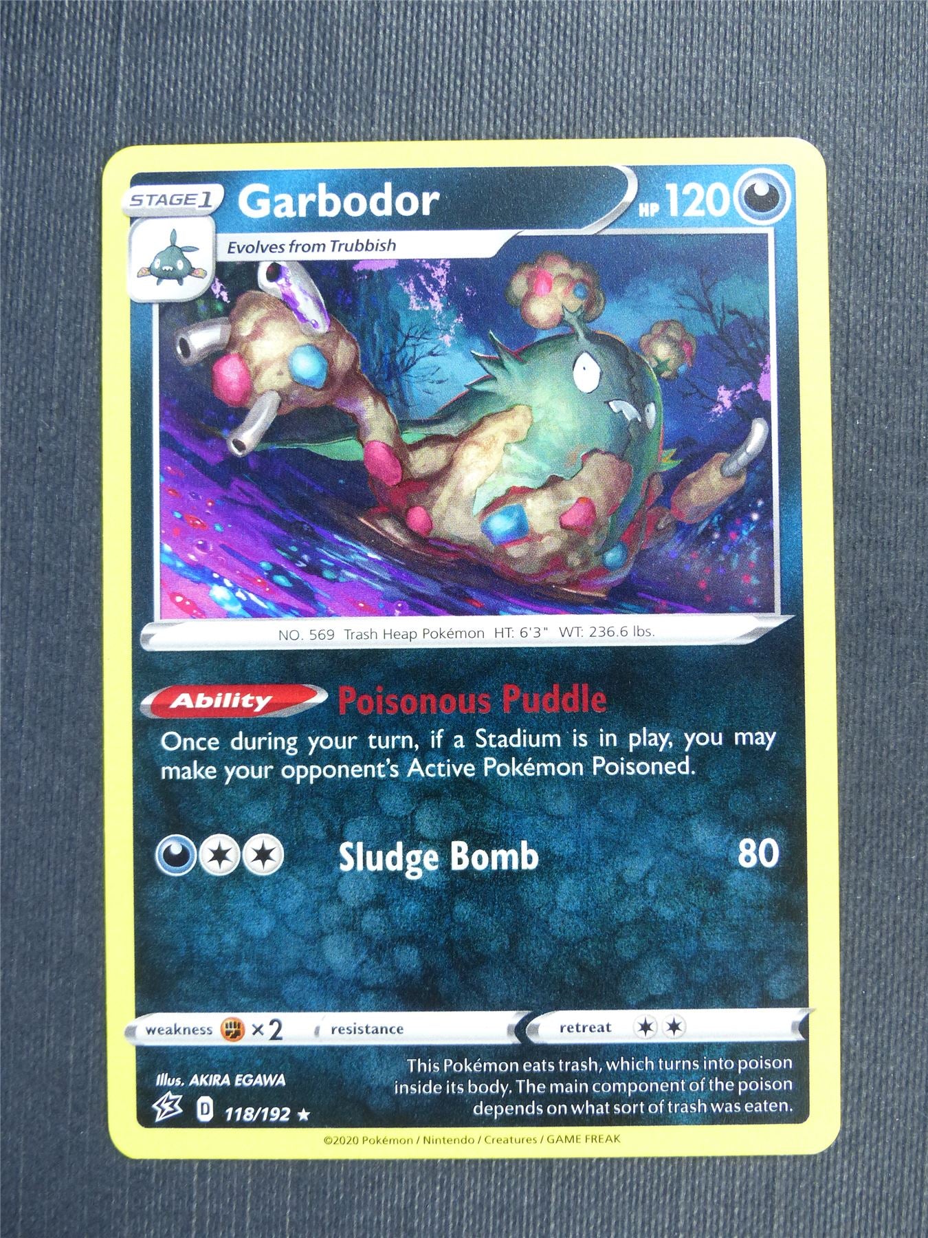 Garbodor 118/192 - RCL - Pokemon Card #3H6