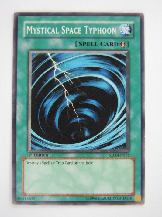 Yugioh Cards: MYSTICAL SPACE TYPHOON SD3 # 2H77
