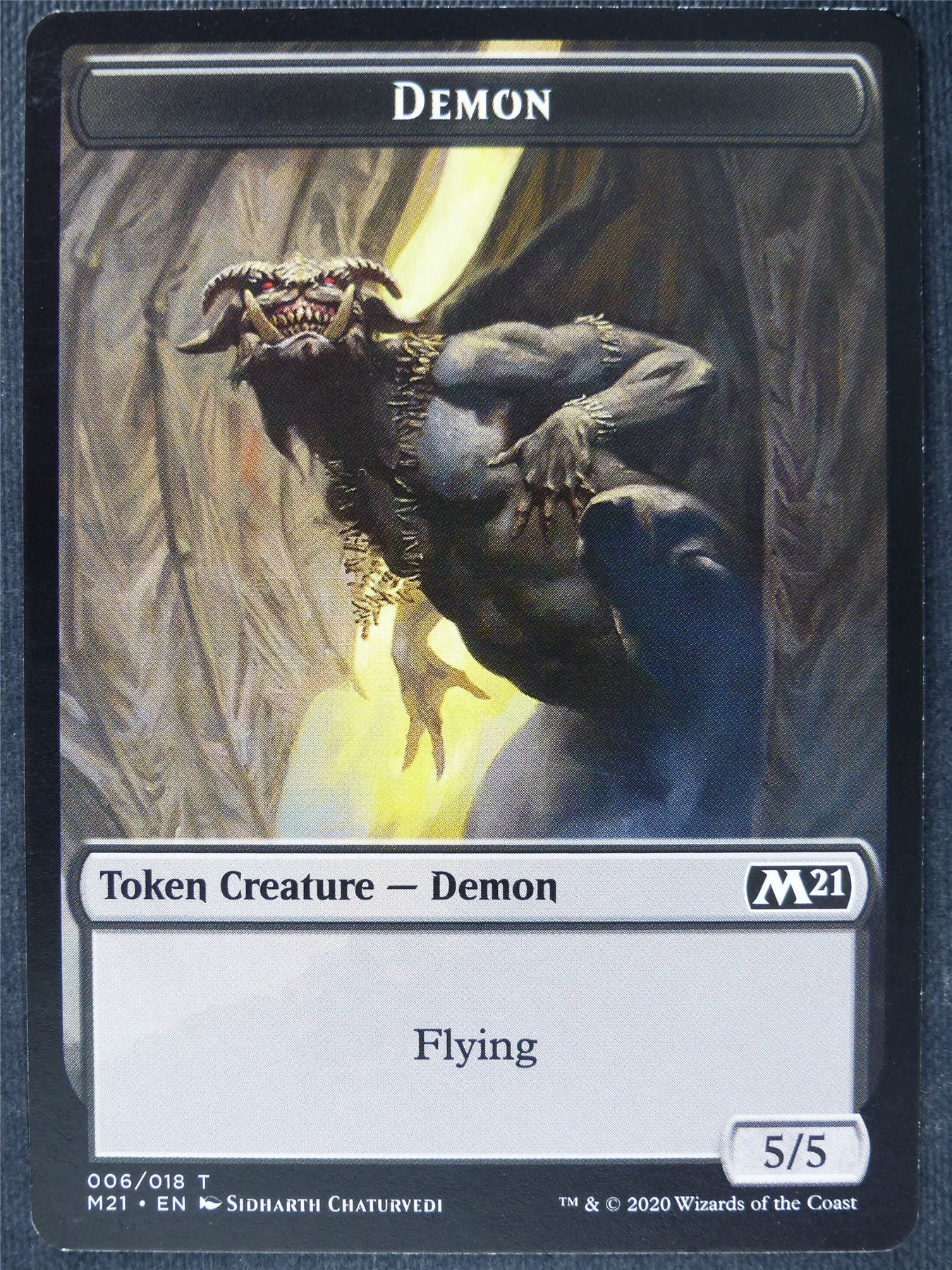 Demon Token - Mtg Magic Cards #WT